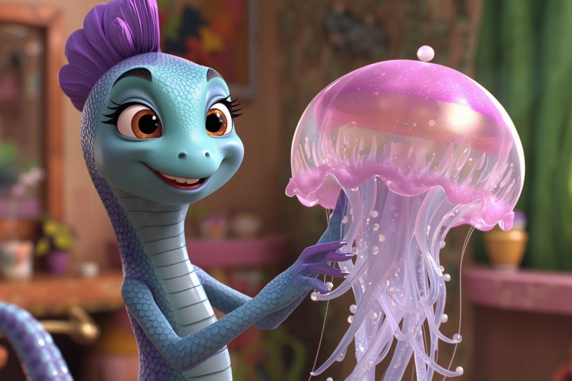 Η Νέλλη το χέλι και το χτένισμα της μέδουσας