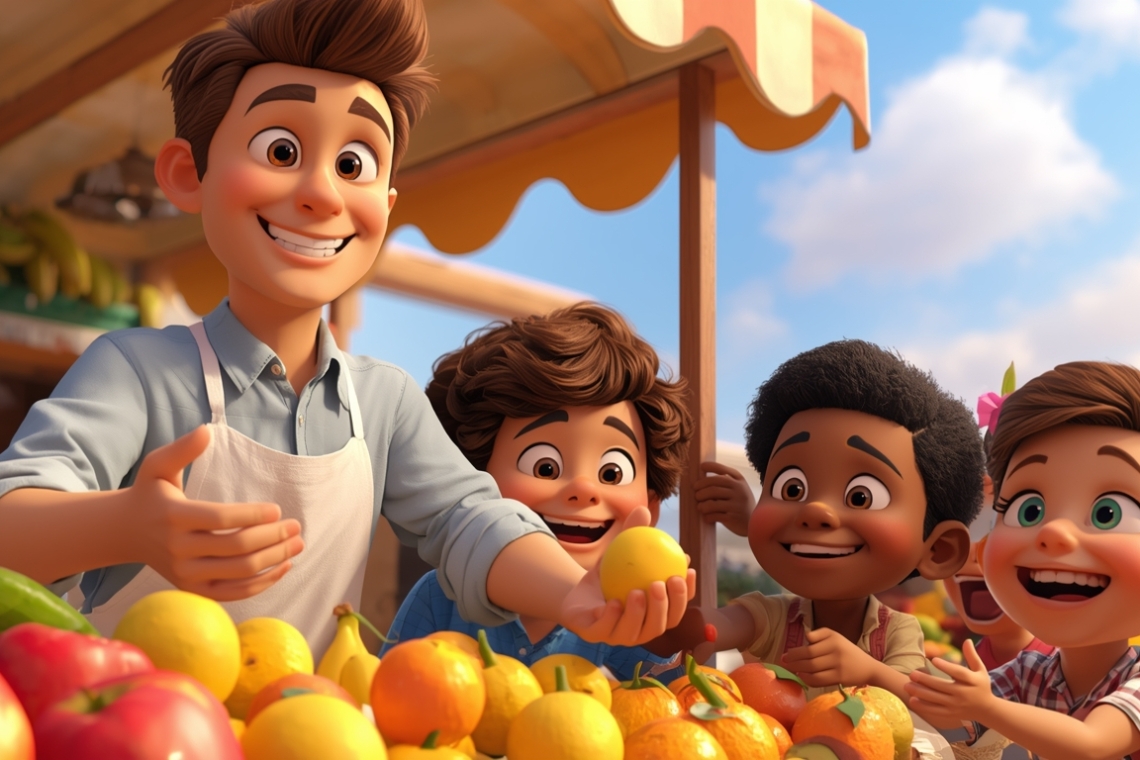 Ο κυρ-Μάκης ο μανάβης και ο μαγικός κήπος