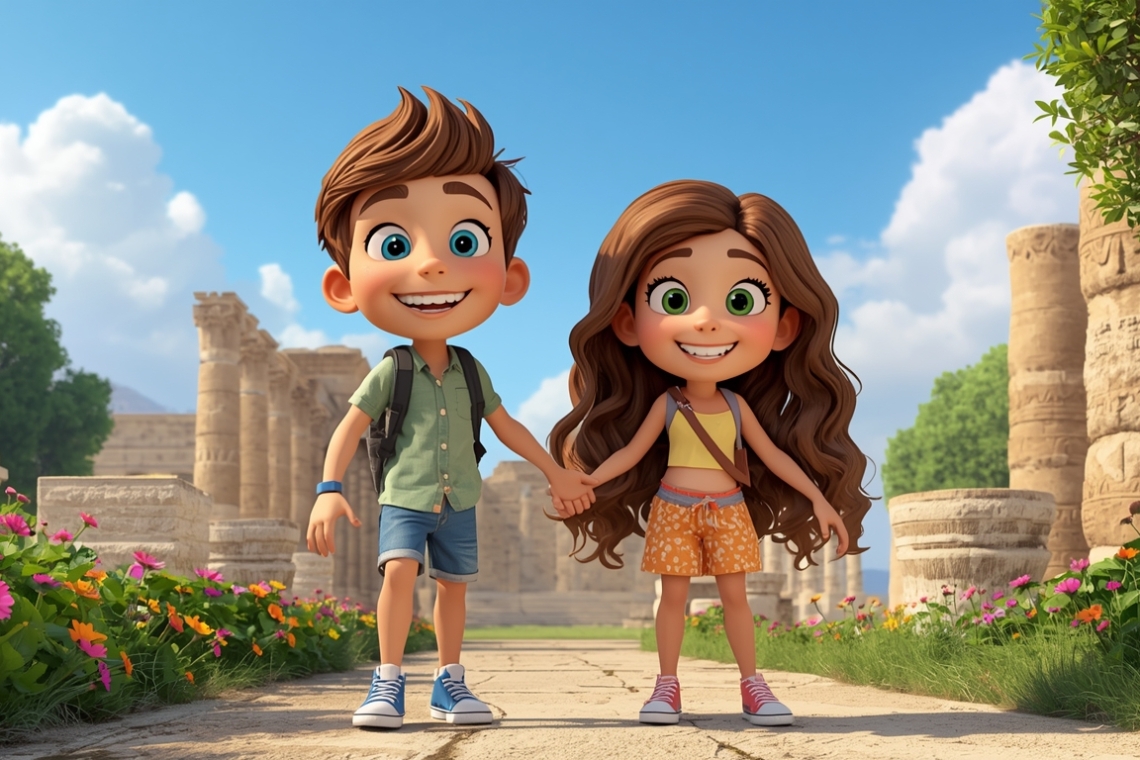 Ο Τζακ και η Τζίνη στην Κνωσό