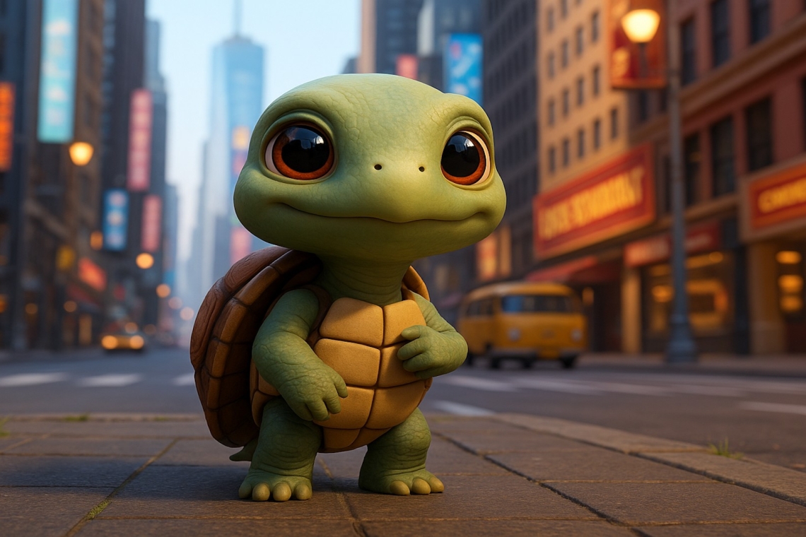 Λιλή η μικρή χελώνα της πόλης 