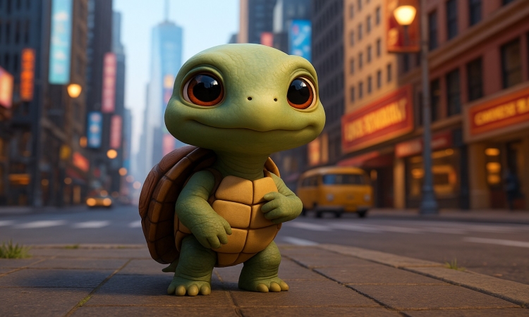 Λιλή η μικρή χελώνα της πόλης 