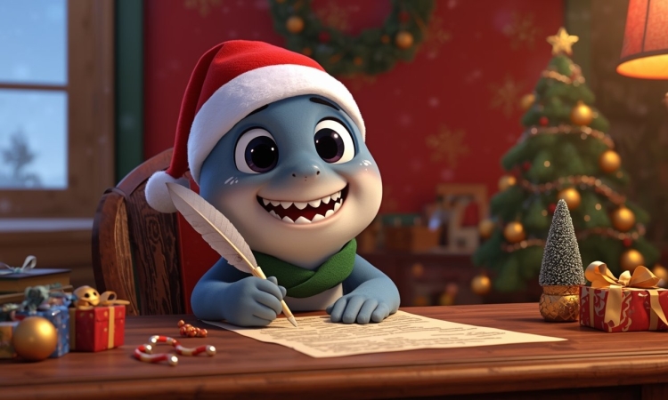 Ο Μπέμπης Shark και το γράμμα στον Άη Βασίλη