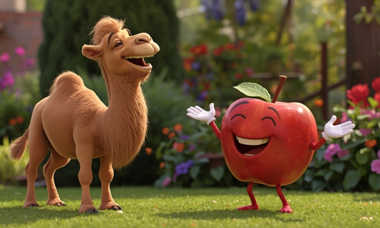 Τα μήλα και η καμήλα που έμαθε να χορεύει 