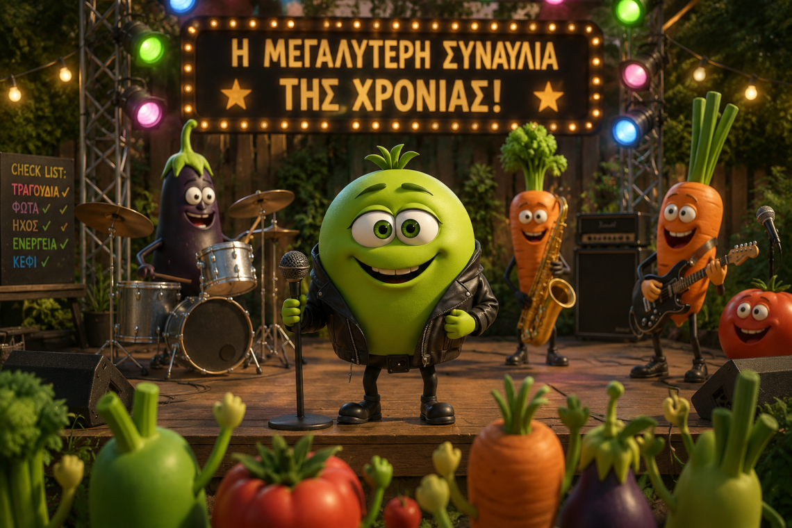 Ο Αρακάς ο ροκ σταρ και η μεγάλη συναυλία